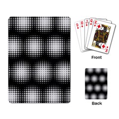 Black And White Modern Wallpaper Playing Card by Simbadda