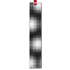 Black And White Modern Wallpaper Large Book Marks by Simbadda