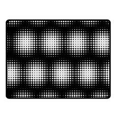 Black And White Modern Wallpaper Double Sided Fleece Blanket (small)  by Simbadda