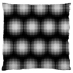 Black And White Modern Wallpaper Large Flano Cushion Case (two Sides) by Simbadda