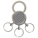 Whirl 3-Ring Key Chains Front