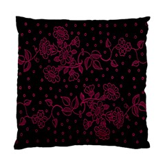 Floral Pattern Background Standard Cushion Case (one Side) by Simbadda