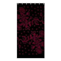 Floral Pattern Background Shower Curtain 36  X 72  (stall)  by Simbadda