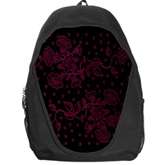 Floral Pattern Background Backpack Bag by Simbadda