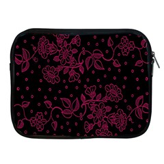 Floral Pattern Background Apple Ipad 2/3/4 Zipper Cases by Simbadda