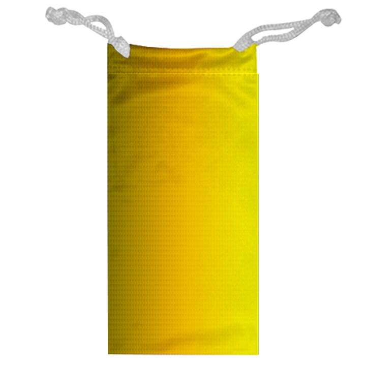 Yellow Gradient Background Jewelry Bag