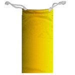 Yellow Gradient Background Jewelry Bag Back