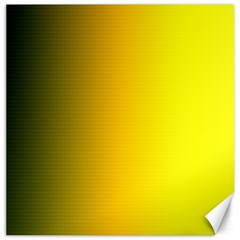 Yellow Gradient Background Canvas 16  X 16   by Simbadda