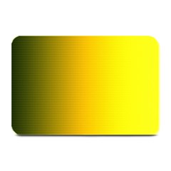 Yellow Gradient Background Plate Mats by Simbadda