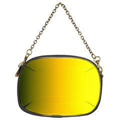 Yellow Gradient Background Chain Purses (one Side)  by Simbadda