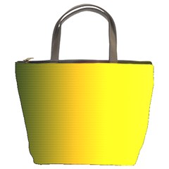 Yellow Gradient Background Bucket Bags by Simbadda