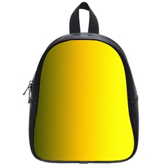 Yellow Gradient Background School Bags (small)  by Simbadda