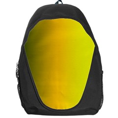 Yellow Gradient Background Backpack Bag by Simbadda