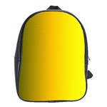 Yellow Gradient Background School Bags (XL)  Front