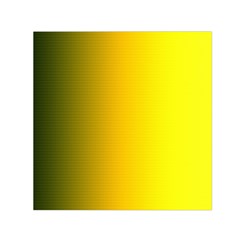 Yellow Gradient Background Small Satin Scarf (square)