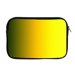 Yellow Gradient Background Apple Macbook Pro 17  Zipper Case by Simbadda