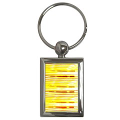 Yellow Curves Background Key Chains (rectangle)  by Simbadda