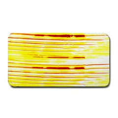 Yellow Curves Background Medium Bar Mats by Simbadda