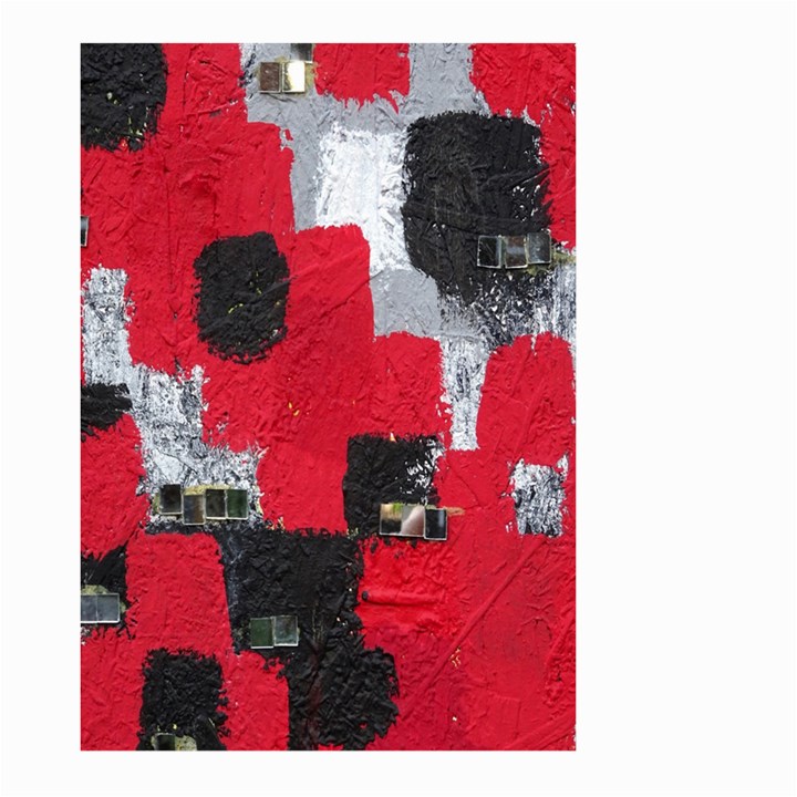 Red Black Gray Background Large Garden Flag (Two Sides)