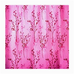 Pink Curtains Background Medium Glasses Cloth by Simbadda