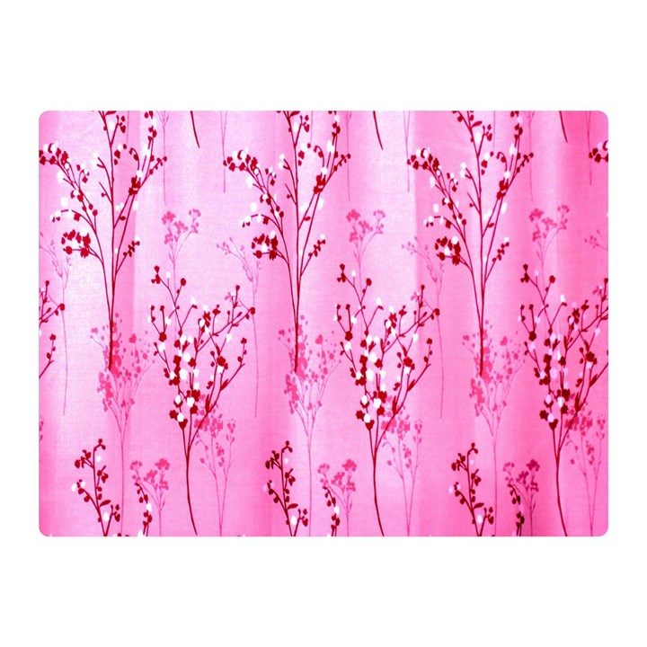 Pink Curtains Background Double Sided Flano Blanket (Mini) 