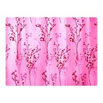 Pink Curtains Background Double Sided Flano Blanket (Mini)  35 x27  Blanket Back