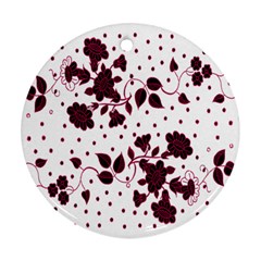 Floral Pattern Ornament (round) by Simbadda