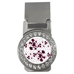 Floral Pattern Money Clips (cz)  by Simbadda