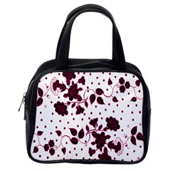 Floral Pattern Classic Handbags (one Side) by Simbadda