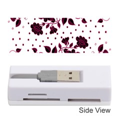 Floral Pattern Memory Card Reader (stick)  by Simbadda