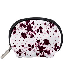 Floral Pattern Accessory Pouches (small)  by Simbadda