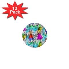 Fur Fabric 1  Mini Buttons (10 Pack)  by Simbadda