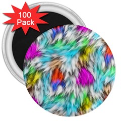 Fur Fabric 3  Magnets (100 Pack) by Simbadda