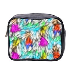 Fur Fabric Mini Toiletries Bag 2-side by Simbadda