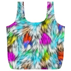 Fur Fabric Full Print Recycle Bags (l)  by Simbadda