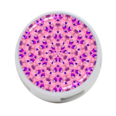 Mandala Tiling 4-port Usb Hub (two Sides)  by Simbadda