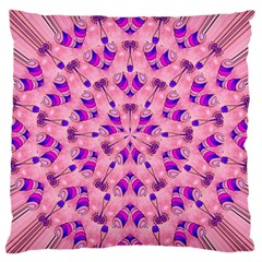 Mandala Tiling Large Flano Cushion Case (one Side) by Simbadda