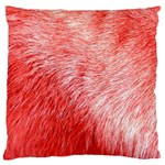 Pink Fur Background Large Flano Cushion Case (Two Sides) Front