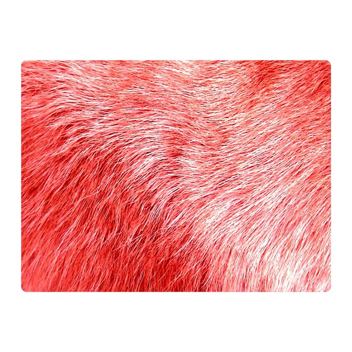 Pink Fur Background Double Sided Flano Blanket (Mini) 