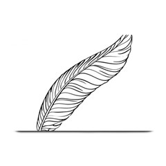 Feather Line Art Plate Mats by Simbadda