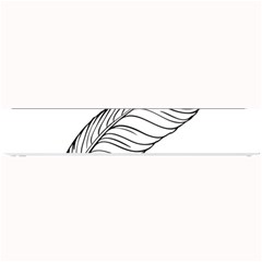 Feather Line Art Small Bar Mats by Simbadda