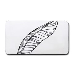 Feather Line Art Medium Bar Mats by Simbadda