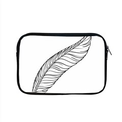 Feather Line Art Apple Macbook Pro 15  Zipper Case by Simbadda