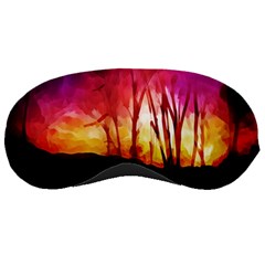 Fall Forest Background Sleeping Masks by Simbadda