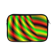 Neon Color Fractal Lines Apple Ipad Mini Zipper Cases by Simbadda