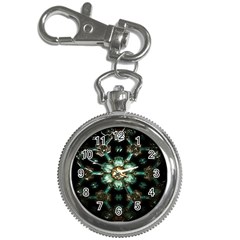 Kaleidoscope With Bits Of Colorful Translucent Glass In A Cylinder Filled With Mirrors Key Chain Watches by Simbadda