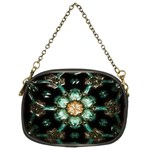 Kaleidoscope With Bits Of Colorful Translucent Glass In A Cylinder Filled With Mirrors Chain Purses (Two Sides)  Front