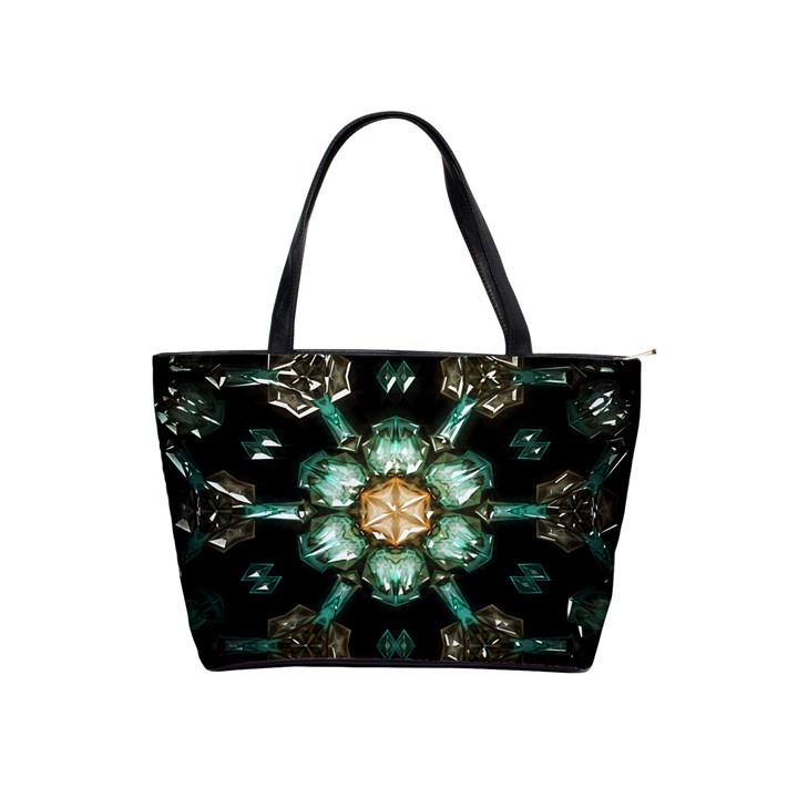 Kaleidoscope With Bits Of Colorful Translucent Glass In A Cylinder Filled With Mirrors Shoulder Handbags