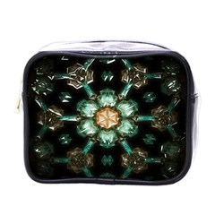 Kaleidoscope With Bits Of Colorful Translucent Glass In A Cylinder Filled With Mirrors Mini Toiletries Bags by Simbadda