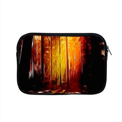 Artistic Effect Fractal Forest Background Apple Macbook Pro 15  Zipper Case by Simbadda